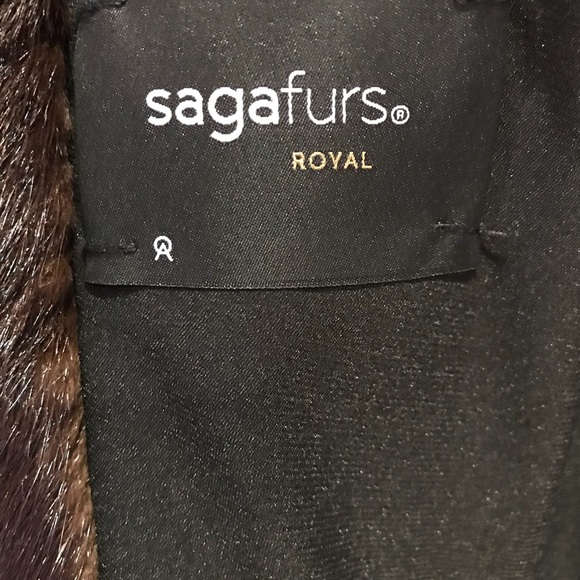 NEW $8K La Furia ROYAL SAGA Mink Fur Swinger Coat - Picture 8 of 8